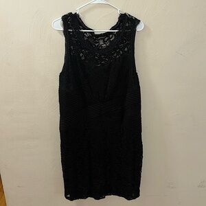 Candalite Women’s 2x Black Lace Dress